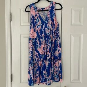 Lilly Pulitzer peplum layered dress